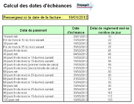 Calcul des dates d\'échéances en quelques clics