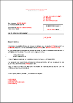 Lettre au responsable achat LME